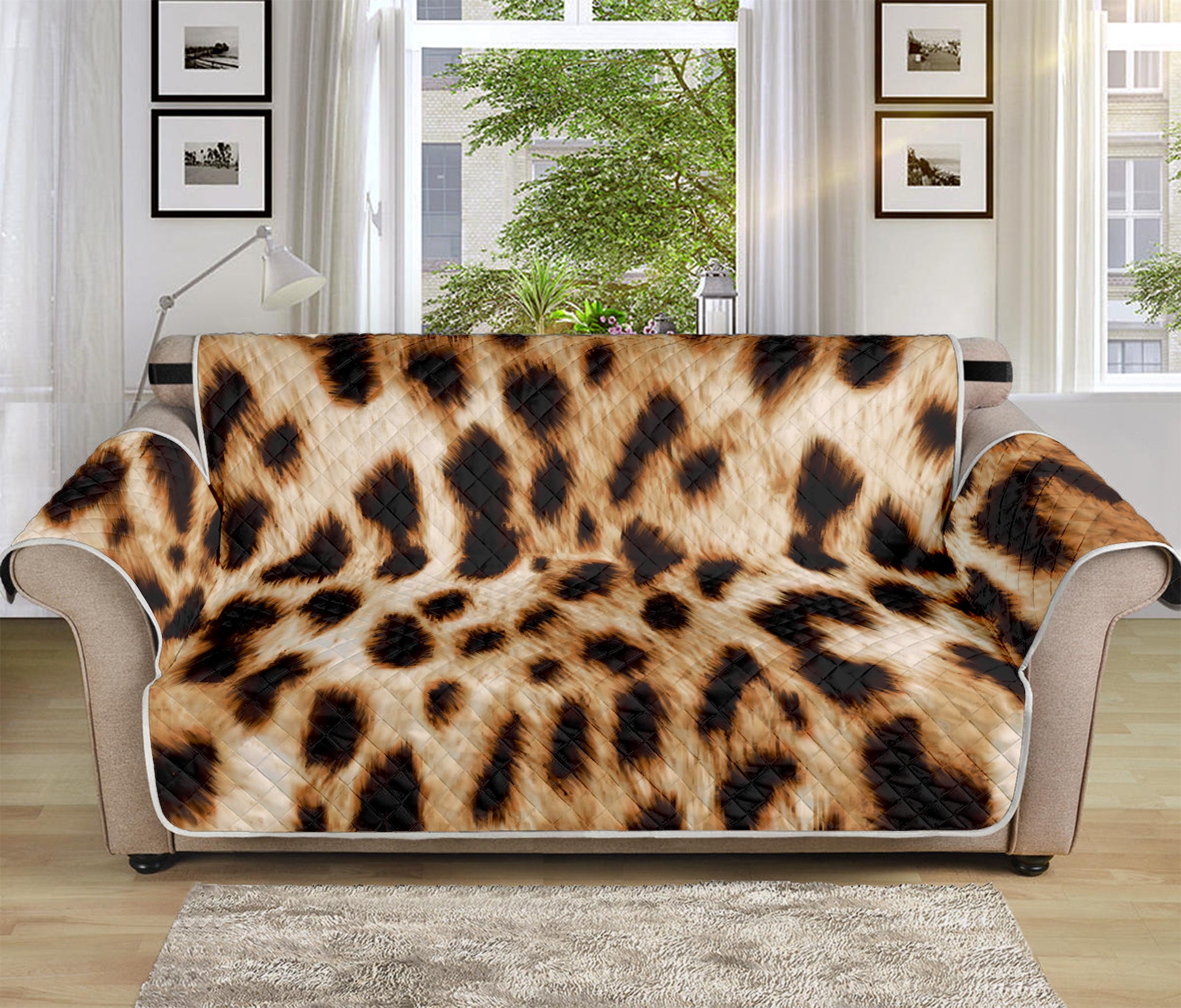 Cheetah Print Sofa Protector