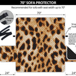 Cheetah Print Sofa Protector