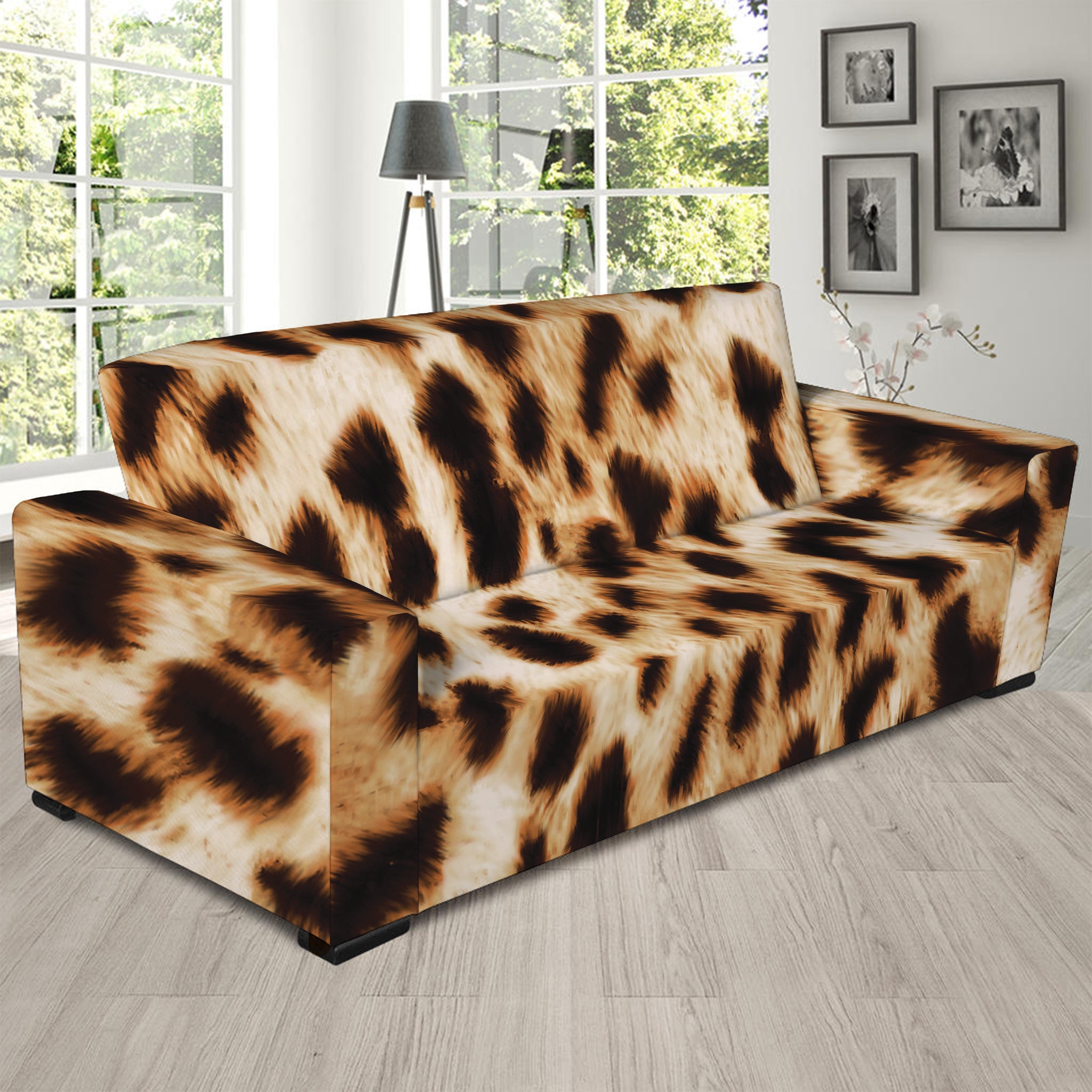 Cheetah Print Sofa Slipcover