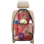 Cherry Blossom Kimono Pattern Print Car Seat Organizers