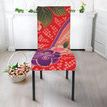 Cherry Blossom Kimono Pattern Print Dining Chair Slipcover