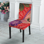Cherry Blossom Kimono Pattern Print Dining Chair Slipcover