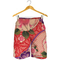 Cherry Blossom Kimono Pattern Print Men's Shorts