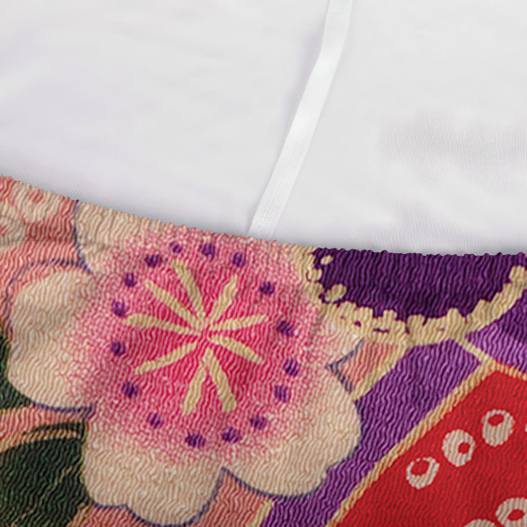 Cherry Blossom Kimono Pattern Print Sofa Cover