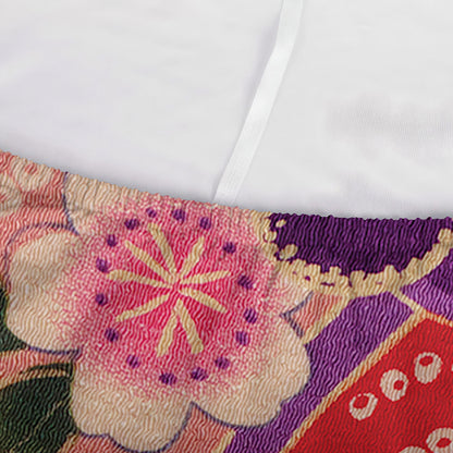 Cherry Blossom Kimono Pattern Print Sofa Cover