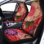 Cherry Blossom Kimono Pattern Print Universal Fit Car Seat Covers