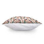 Cherry Blossom Peacock Print Pillow Cover
