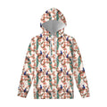 Cherry Blossom Peacock Print Pullover Hoodie