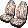 Cherry Blossom Peacock Print Universal Fit Car Seat Covers