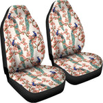 Cherry Blossom Peacock Print Universal Fit Car Seat Covers