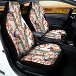 Cherry Blossom Peacock Print Universal Fit Car Seat Covers