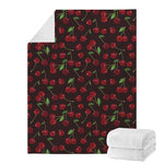 Cherry Fruit Pattern Print Blanket