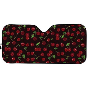 Cherry Fruit Pattern Print Car Sun Shade