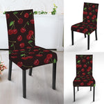 Cherry Fruit Pattern Print Dining Chair Slipcover