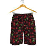 Cherry Fruit Pattern Print Men's Shorts