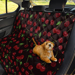 Cherry Fruit Pattern Print Pet Car Back Seat Cover