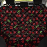 Cherry Fruit Pattern Print Pet Car Back Seat Cover