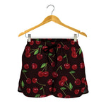 Cherry Fruit Pattern Print Women's Shorts