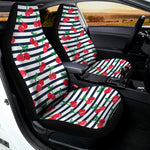 Cherry Striped Pattern Print Universal Fit Car Seat Covers