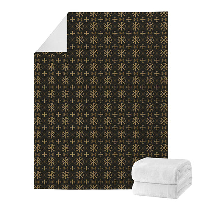 Chi Rho Orthodox Pattern Print Blanket