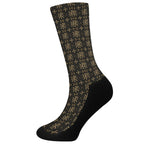 Chi Rho Orthodox Pattern Print Crew Socks