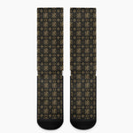 Chi Rho Orthodox Pattern Print Crew Socks