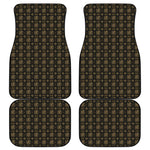 Chi Rho Orthodox Pattern Print Front and Back Car Floor Mats