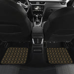 Chi Rho Orthodox Pattern Print Front and Back Car Floor Mats