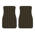 Chi Rho Orthodox Pattern Print Front Car Floor Mats