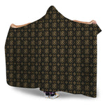 Chi Rho Orthodox Pattern Print Hooded Blanket