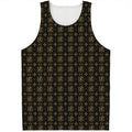 Chi Rho Orthodox Pattern Print Men's Tank Top