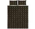 Chi Rho Orthodox Pattern Print Quilt Bed Set