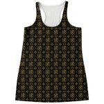 Chi Rho Orthodox Pattern Print Women's Racerback Tank Top