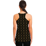 Chi Rho Orthodox Pattern Print Women's Racerback Tank Top