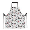 Chicken Ink Painting Pattern Print Apron