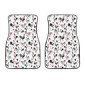 Chicken Ink Painting Pattern Print Front Car Floor Mats