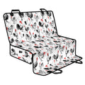 Chicken Ink Painting Pattern Print Pet Car Back Seat Cover