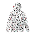 Chicken Ink Painting Pattern Print Pullover Hoodie