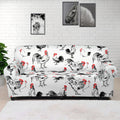 Chicken Ink Painting Pattern Print Sofa Cover
