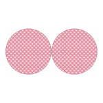 Chicken Love Emoji Pattern Print Car Coasters