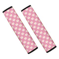 Chicken Love Emoji Pattern Print Car Seat Belt Covers
