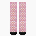 Chicken Love Emoji Pattern Print Crew Socks