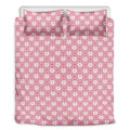 Chicken Love Emoji Pattern Print Duvet Cover Bedding Set