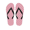 Chicken Love Emoji Pattern Print Flip Flops