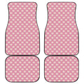 Chicken Love Emoji Pattern Print Front and Back Car Floor Mats