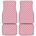 Chicken Love Emoji Pattern Print Front and Back Car Floor Mats