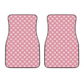 Chicken Love Emoji Pattern Print Front Car Floor Mats