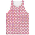 Chicken Love Emoji Pattern Print Men's Tank Top