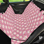 Chicken Love Emoji Pattern Print Pet Car Back Seat Cover