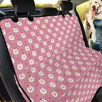 Chicken Love Emoji Pattern Print Pet Car Back Seat Cover